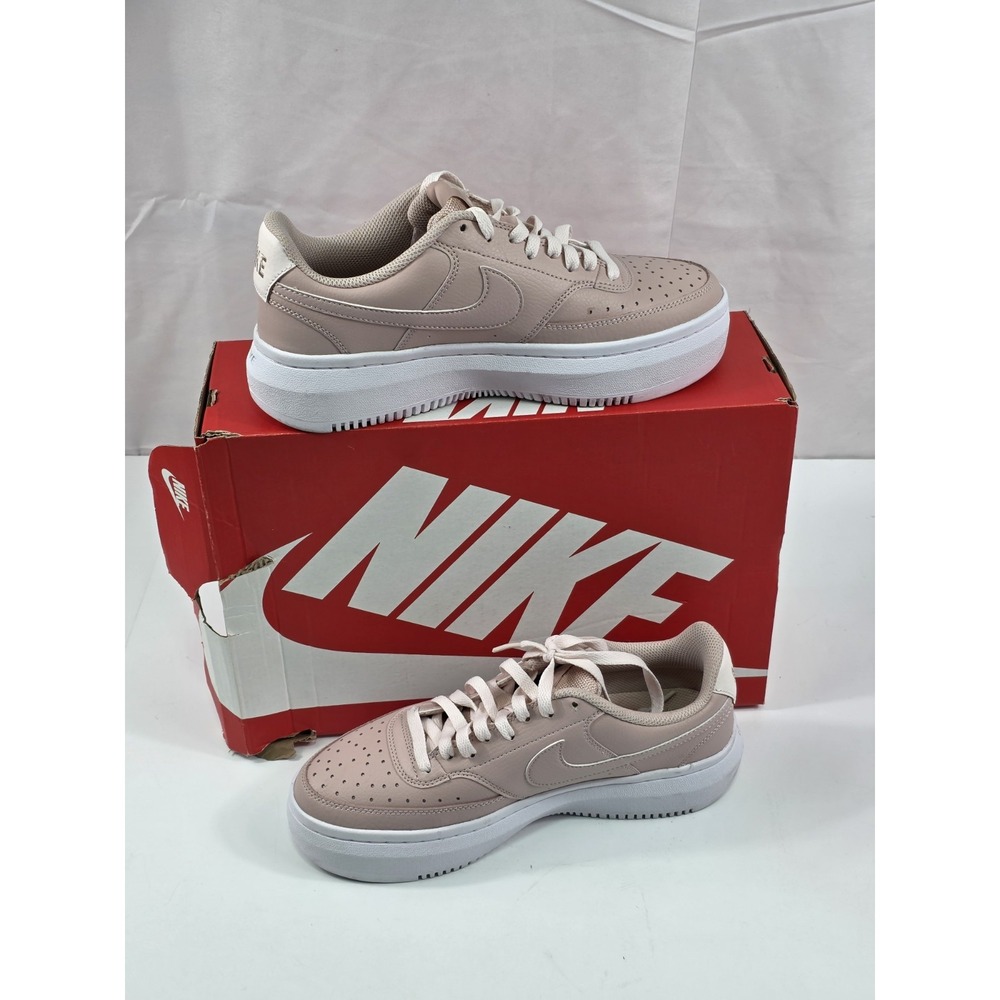 Nike Court‎ Vision Alta Shoes Womens Size 9 Pink Platform Preppy DM0113-600
